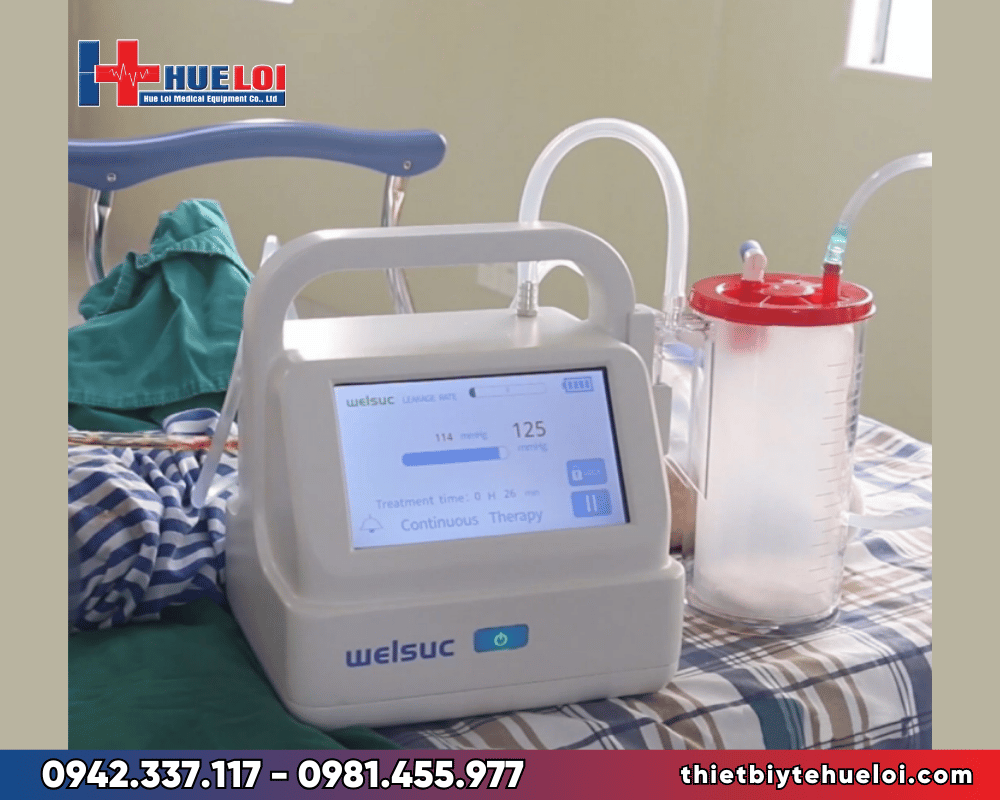 Máy điều trị vết thương hoại tử cao cấp - Vacuum Therapy RH-1000